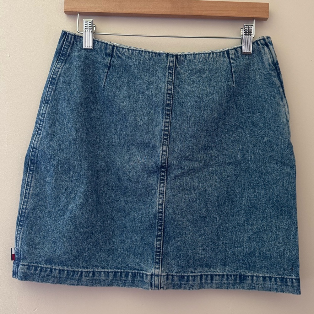 Tommy Jeans (8) mini denim blue jeans skirt - Picture 4 of 4
